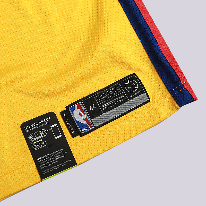 мужская желтая майка Nike Stephen Curry City Edition Swingman Jersey 912101-728 - цена, описание, фото 3